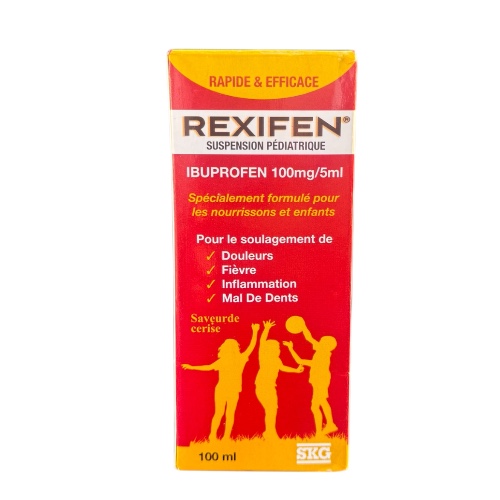 REXIFEN SUSPENSION IBUPROFEN 100ml