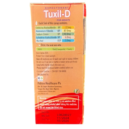 TUXIL-D EXPECTORANT