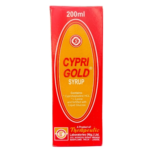 CYPRI GOLD SYRUP 200ML