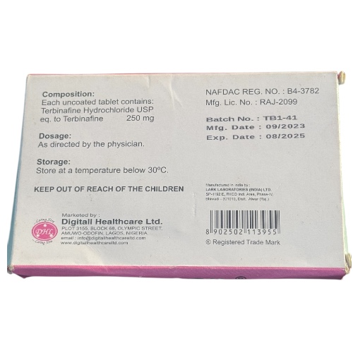 TABASIL TERBINAFINE 250MG