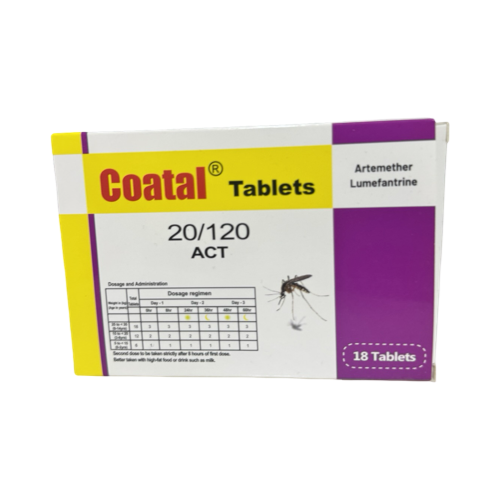 COATAL TABLETS 20/120 BY 18